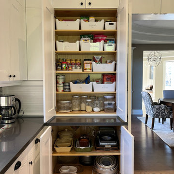After: A Perfectly Organized Kitchen Pantry with Labeled Bins
