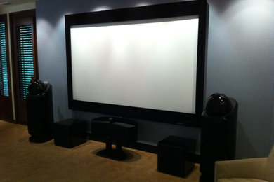 Example of a home theater design in Baltimore