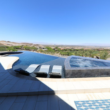 Negative Edge & Perimeter Overflow Pools in Las Vegas, Poolscapes LLC