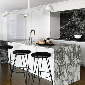 Marble and Granite Mixed Kitchen