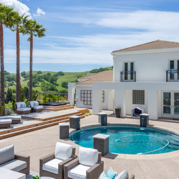 Exterior Lounge Areas, Pool, BBQ, and Cabana