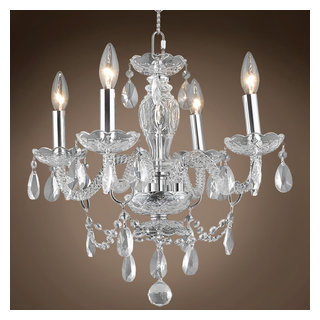 Crystorama Traditional Crystal 6-Light Polished Brass Crystal Chandelier  5086-PB-CL-MWP - The Home Depot