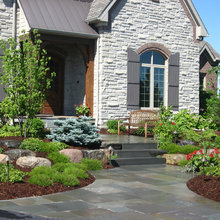 front landscape plants