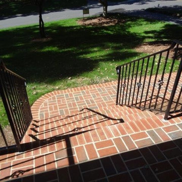 New Front stoop and railings