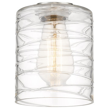 Innovations Cobbleskill-Light 5" Deco Swirl Glass