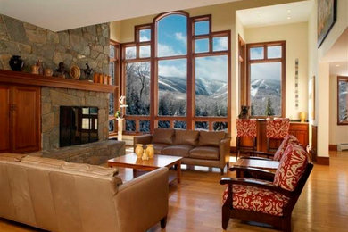 Inspiration for a living room remodel in Other