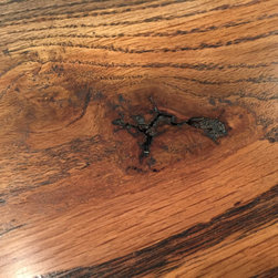 Stained Live Edge Red Oak Serving Board - Serving Trays