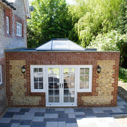 Extension with timber French Doors, windows and Roof Lantern - Home Improvement