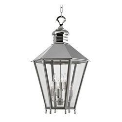 Hudson Valley - Barstow Polished Nickel Six Light Pendant - Pendant Lighting