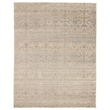 Oriental Rug Sindhi 9'11"x7'8" Hand Knotted Carpet