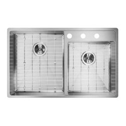 Elkay Crosstown 32-1/2" Double Basin Stainless Steel Kitchen Sink for Undermount - Kitchen Sinks