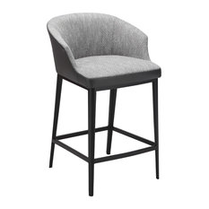 Moe's Home Collection - Beckett Counter Stool, Gray - Bar Stools and Counter Stools