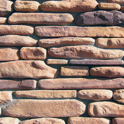 Coronado Stone Products - Coronado Tumbled Ledge Stone - Color: Sunset Blend - Artificial Stone - Products