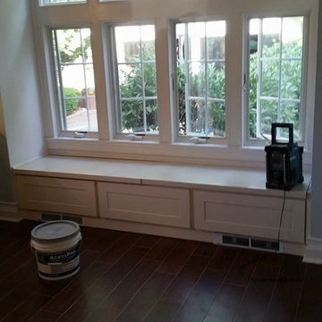 CUSTOM BUILT WINDOW BENCH SEAT / TOW SPACE HEATERS