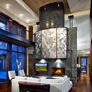 Contemporary Fireplace Surround | Houzz Contemporary Fireplace Surround | Houzz on Contemporary Wall Sconces For Living Room Around Fireplace id=42122