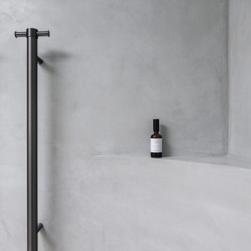 // MOODY AND CURVASCIOUS: FORESTVILLE ENSUITE AND MAIN BATHROOM