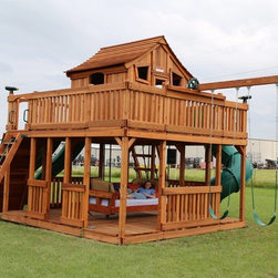 Daybed Swing with Fort Ticonderoga - Kids Playsets And Swing Sets