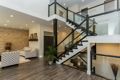 Staircase - contemporary staircase idea in Vancouver