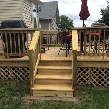 Deck Remodel Backyard - Worcester MA