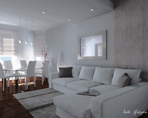 Progetto arredamento di interni soggiorno cucina-Milano Progetto arredamento di interni soggiorno cucina-Milano