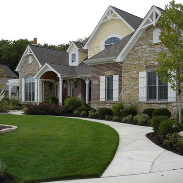 French Colonial Landscape with year round color