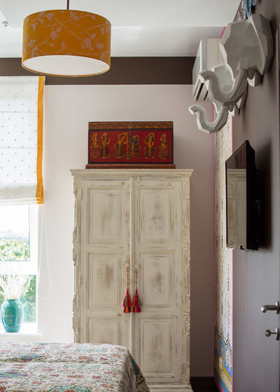 Фьюжн Спальня by Quatrobase Studio