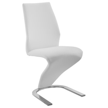 Casabianca Home Boulevard Dining Chair With White Finish CB-6606-W