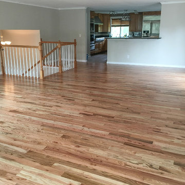 Rustic Red Oak Hardwood Floors
