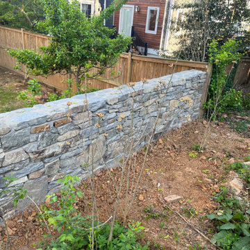 Double Sided Field Stone Wall in Bethesda MD
