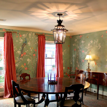 River Oaks Chinoiserie Dining Room