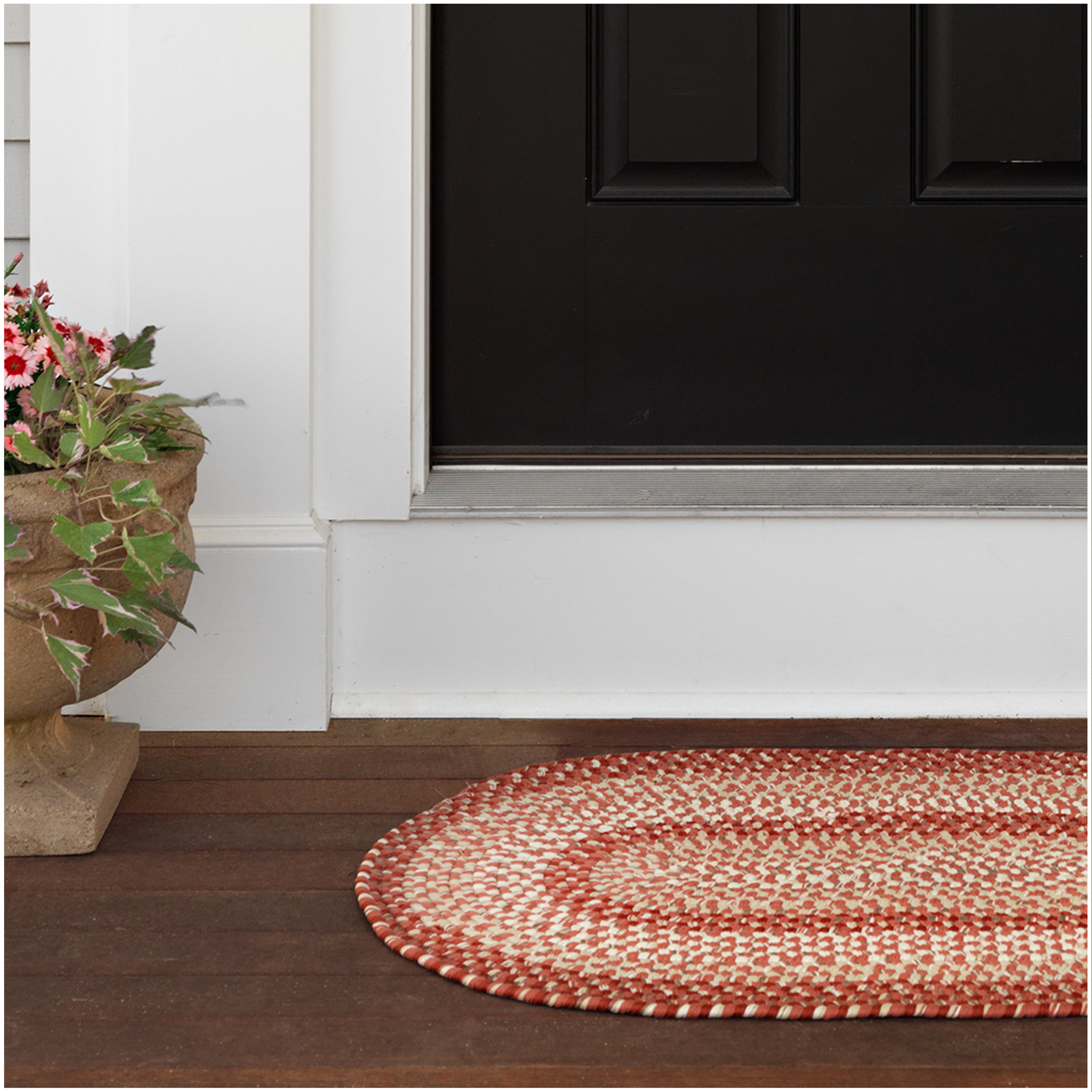 Colonial Mills Braxton Indoor Outdoor Braided Rug, 9x9 - Farmhouse ...