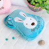 Sugar Rabbit - Blue Throw Blanket Pillow Cushion / Travel Blanket (25.2"-37")