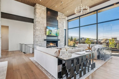 Example of a living room design in Salt Lake City