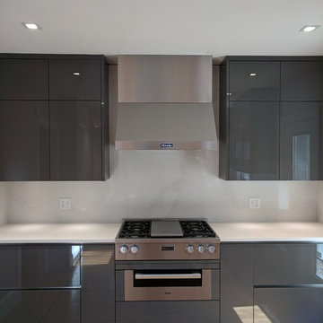 Handleless Kitchen Cabinets | Historic District Tudor Renovation