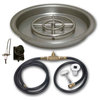 Gas Fire Pit Kit - Round w/ Spark Ignition, 25" Diameter, Natural Gas