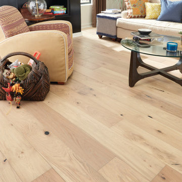 Transitional Family Rm - Impressions Denali White Wash, Engineered, Oak Hardwood