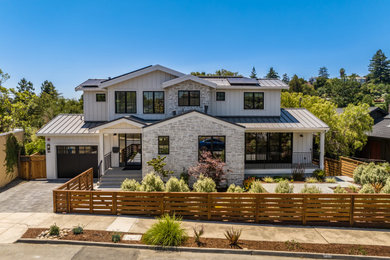 Farmhouse exterior home idea in San Francisco