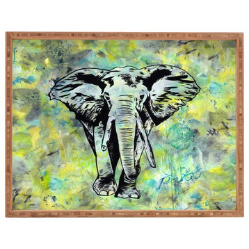 Amy Smith The Tough Elephant Rectangular Tray, 18"x14"