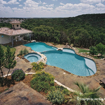 San Antonio Multi-Level Pool/Spa/Landscape