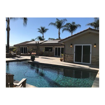 4 Panel sliding security door job in Los Angeles