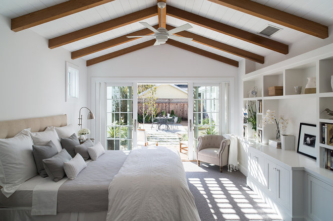 Farmhouse Bedroom by zero ten design