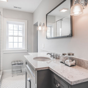 Upper Arlington countertops- contract work done by The Bellepoint Company