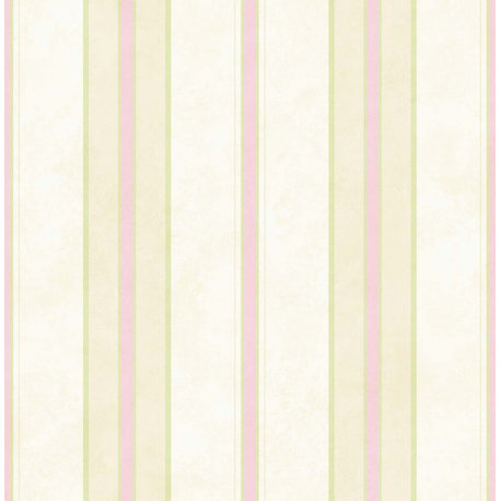 Annabelle Pink Stripe Wallpaper