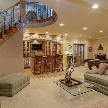 Scott & Kate's Custom Basement