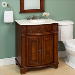 Customize Solid Wood Bathroom Vanity- - Products