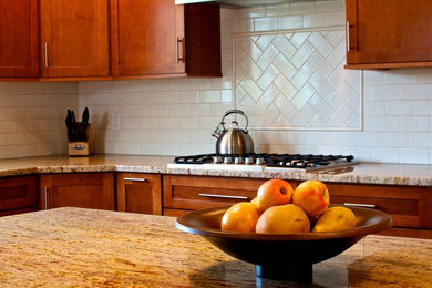 Inspiration for a contemporary kitchen remodel in New York