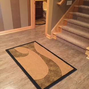 Animal Print Swirl Entry Rug