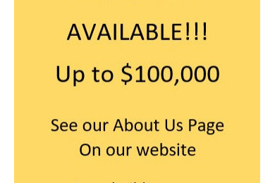 FINANCING AVAILABLE