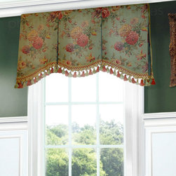 Priority Home & Design - Shaped Box Pleat Valance on a Board - Select From 500+ Fabrics - Valances