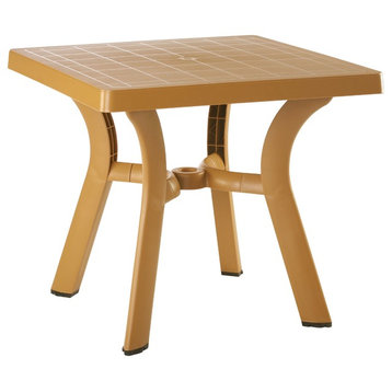 Compamia Viva Outdoor Dining Table, Teak Brown